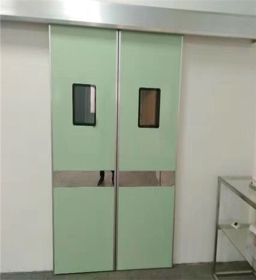 广东医院放射科射线防护铅门  不锈钢电动辐射防护铅门